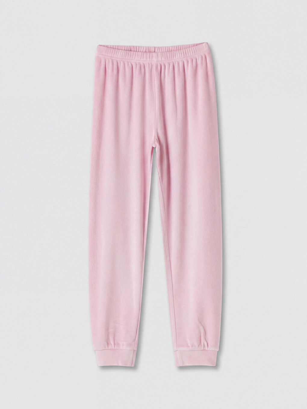 Desenli Kadife Kız Çocuk Pijama Takımı-4