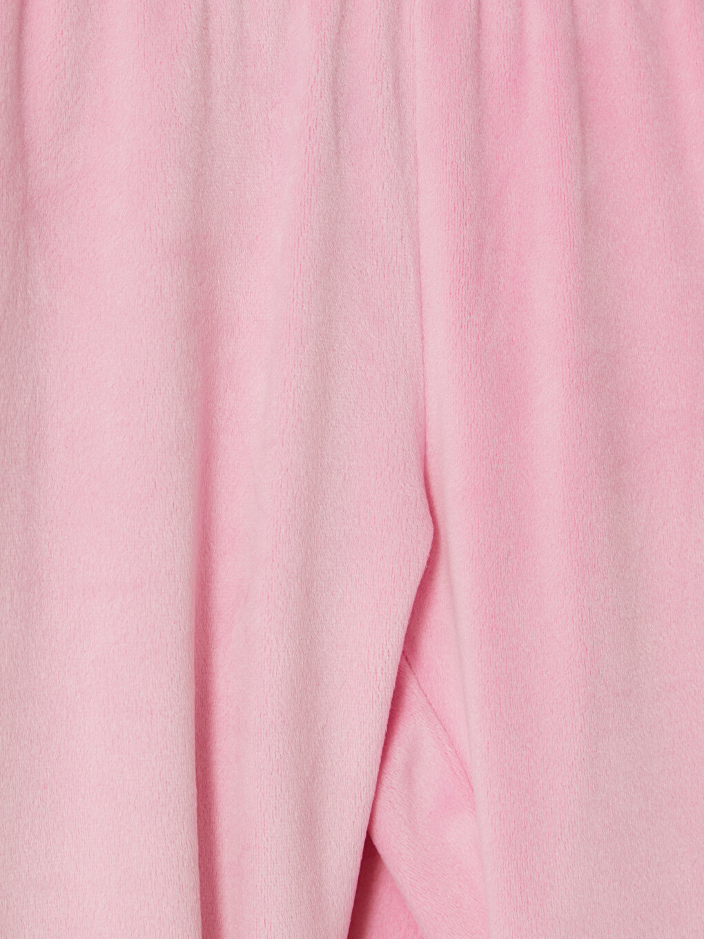 Pembe Desenli Kadife Kız Çocuk Pijama Takımı-5