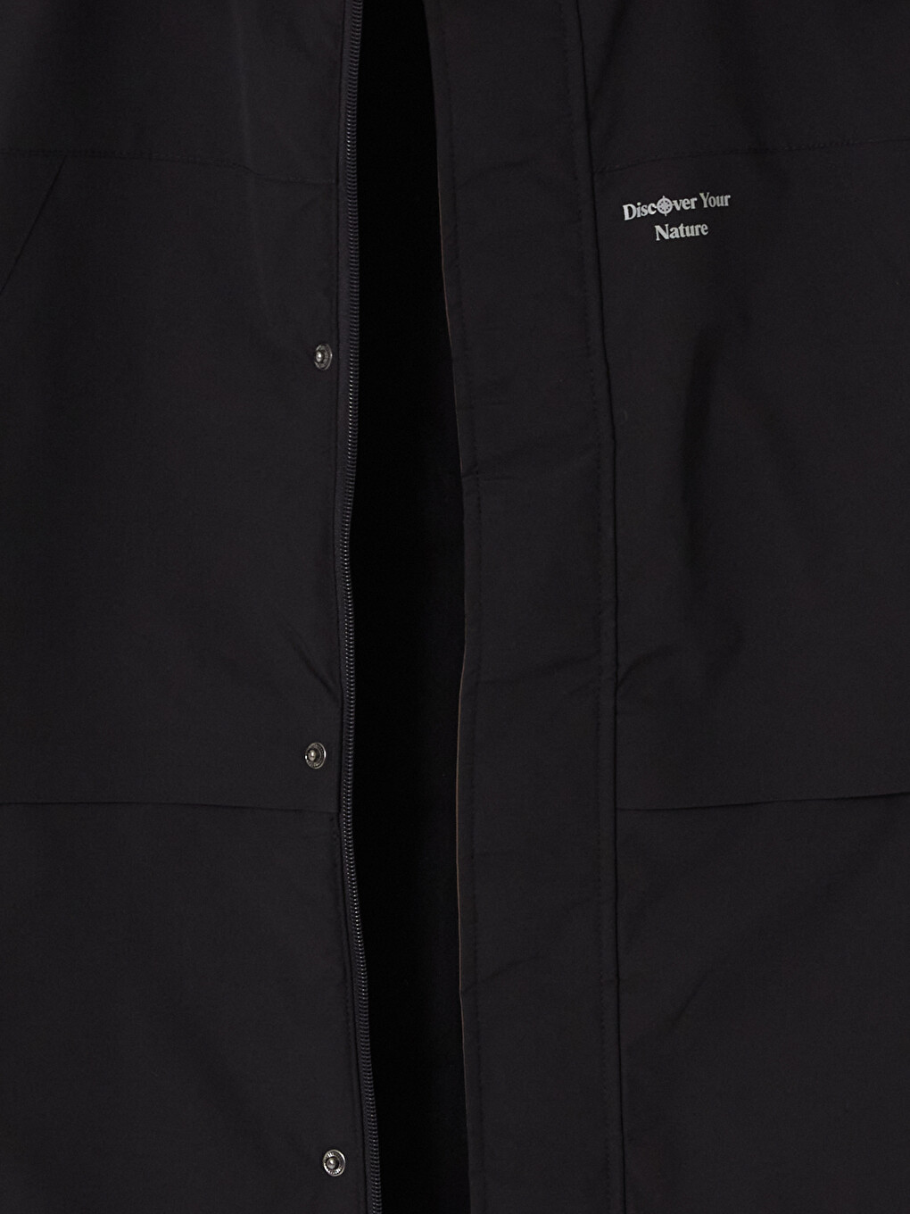 Siyah Regular Fit Kapüşonlu Erkek Şişme Mont-3