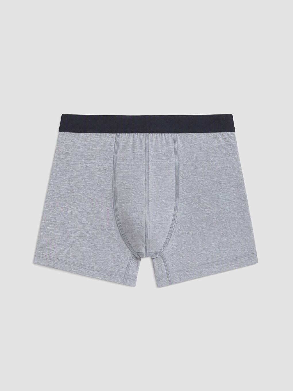 Mavi Pamuklu Esnek Erkek Boxer 3'lü Paket-2