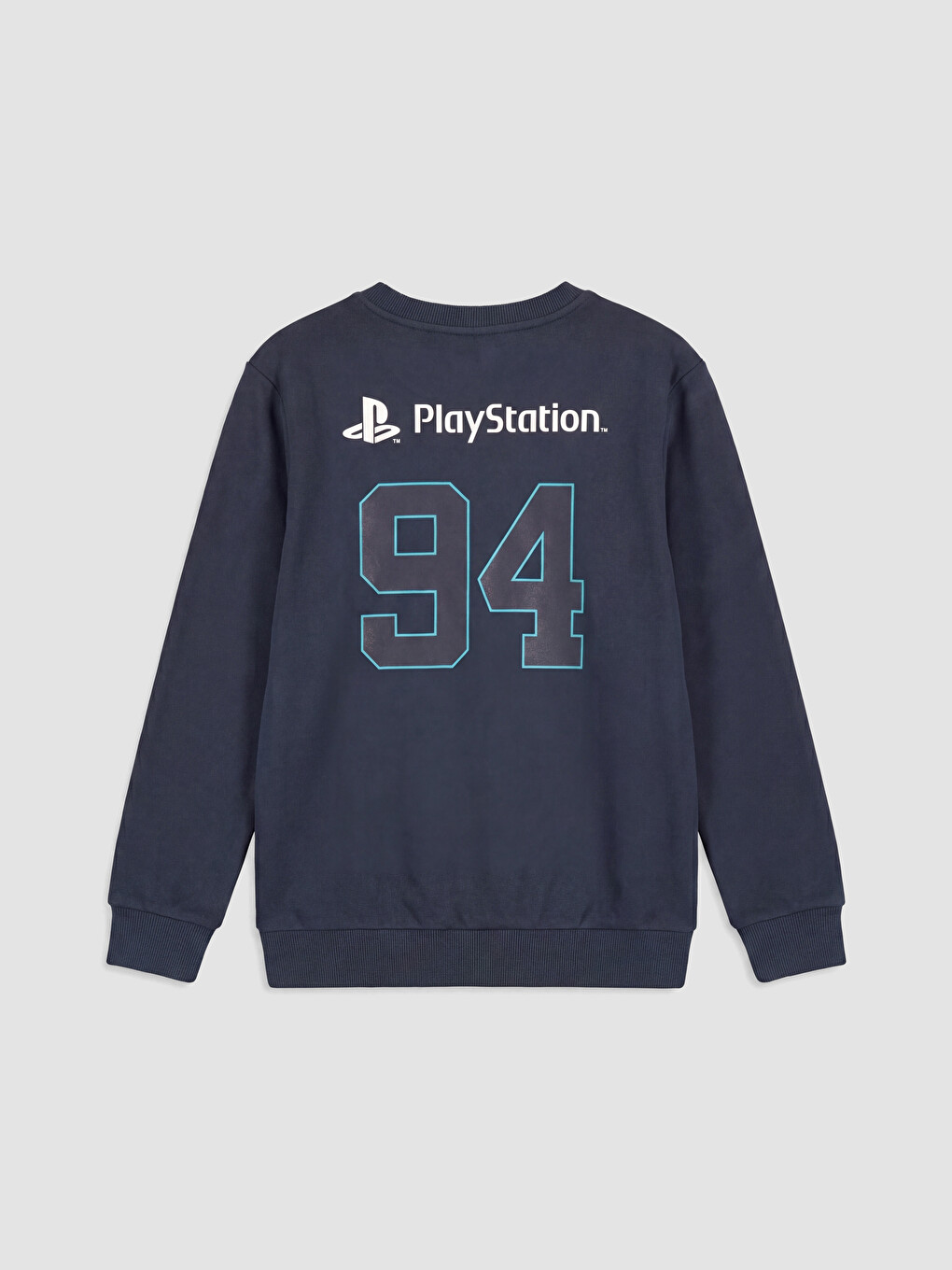Lacivert PlayStation Baskılı Erkek Çocuk Eşofman Takımı-4