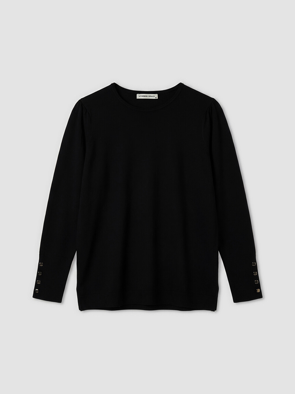 Crew Neck Women's Knitwear Sweater-4