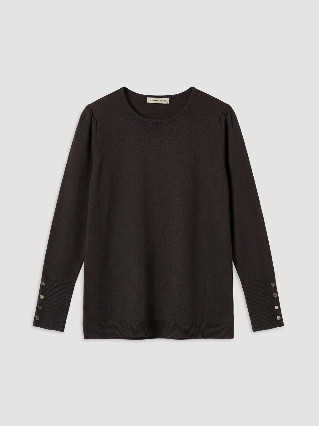Crew Neck Women's Knitwear Sweater-4