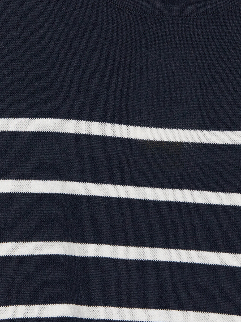 Gestreifter Damen-strickpullover Mit Rundhalsausschnitt-6