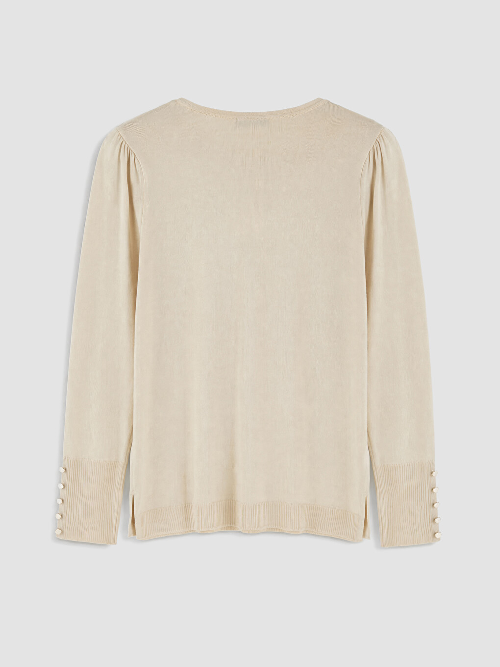 Pull-over En Maille Pour Femme À Col Rond-6