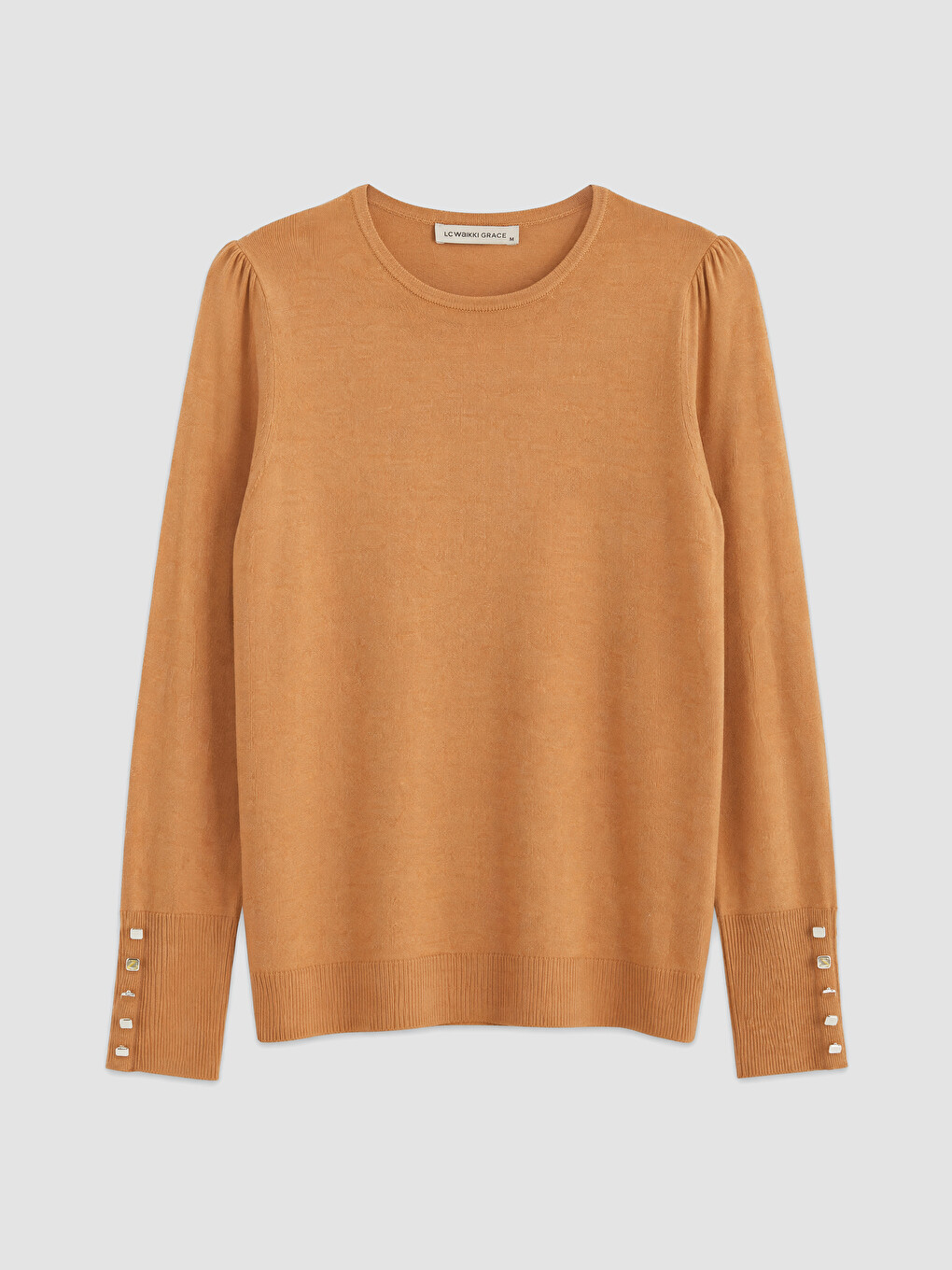 Button Detailed Women's Knitwear Sweater-3