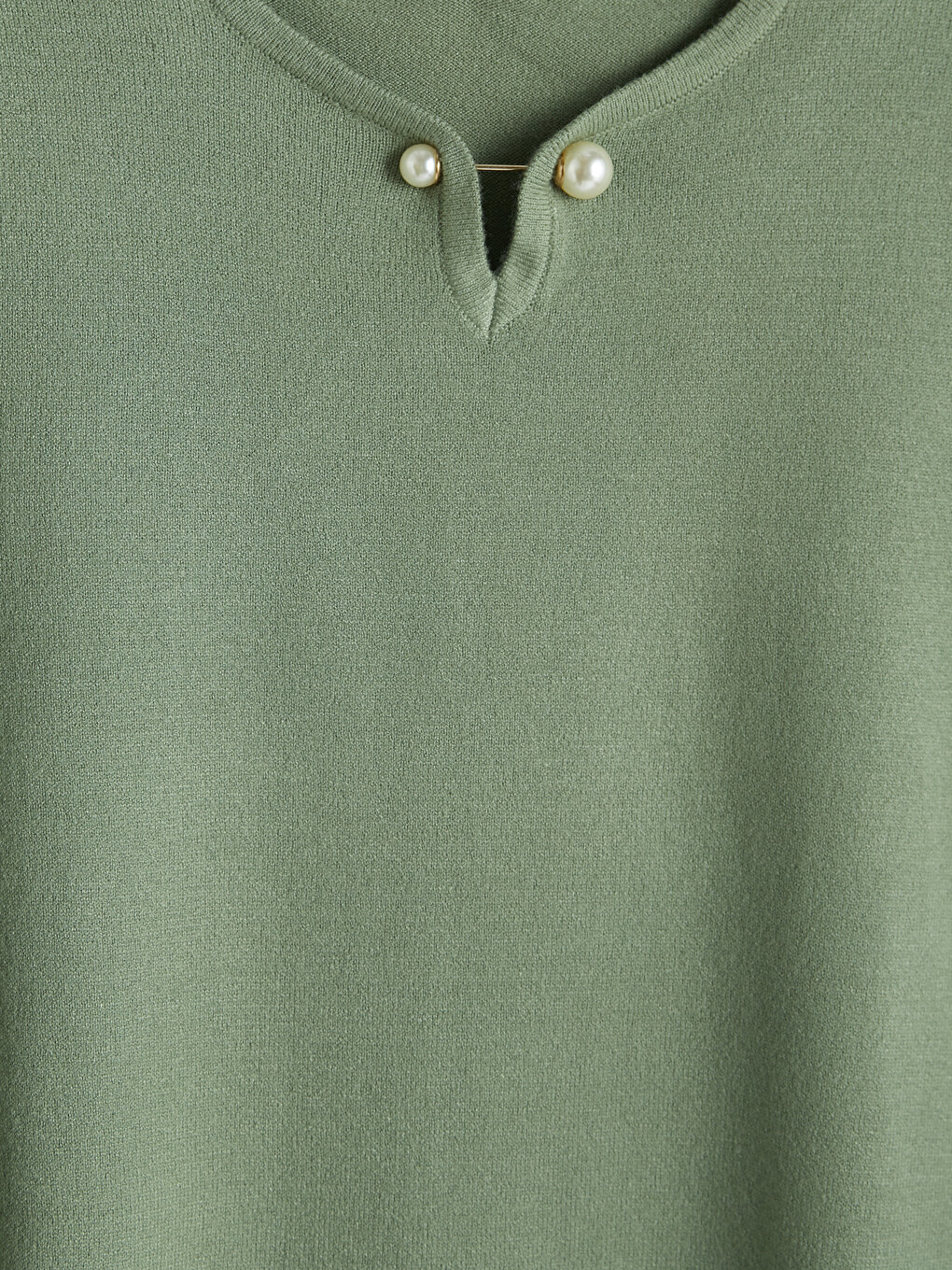 Pull-over Kaki Femme-6