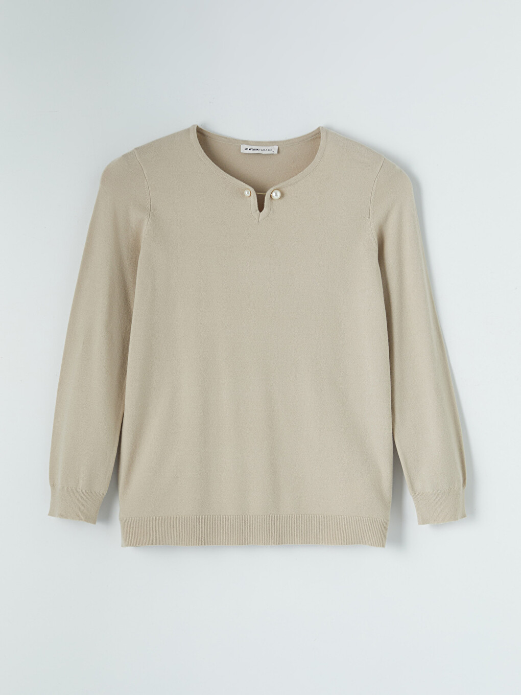 Pull-over Beige Femme-4