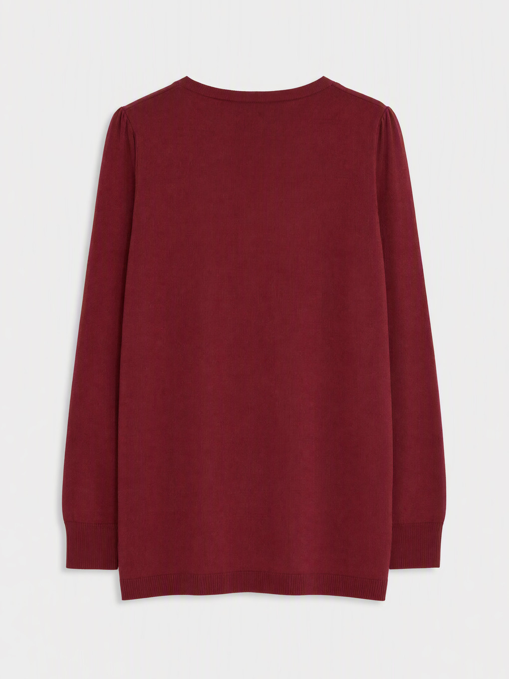 Woman Bordeaux Sweater-1