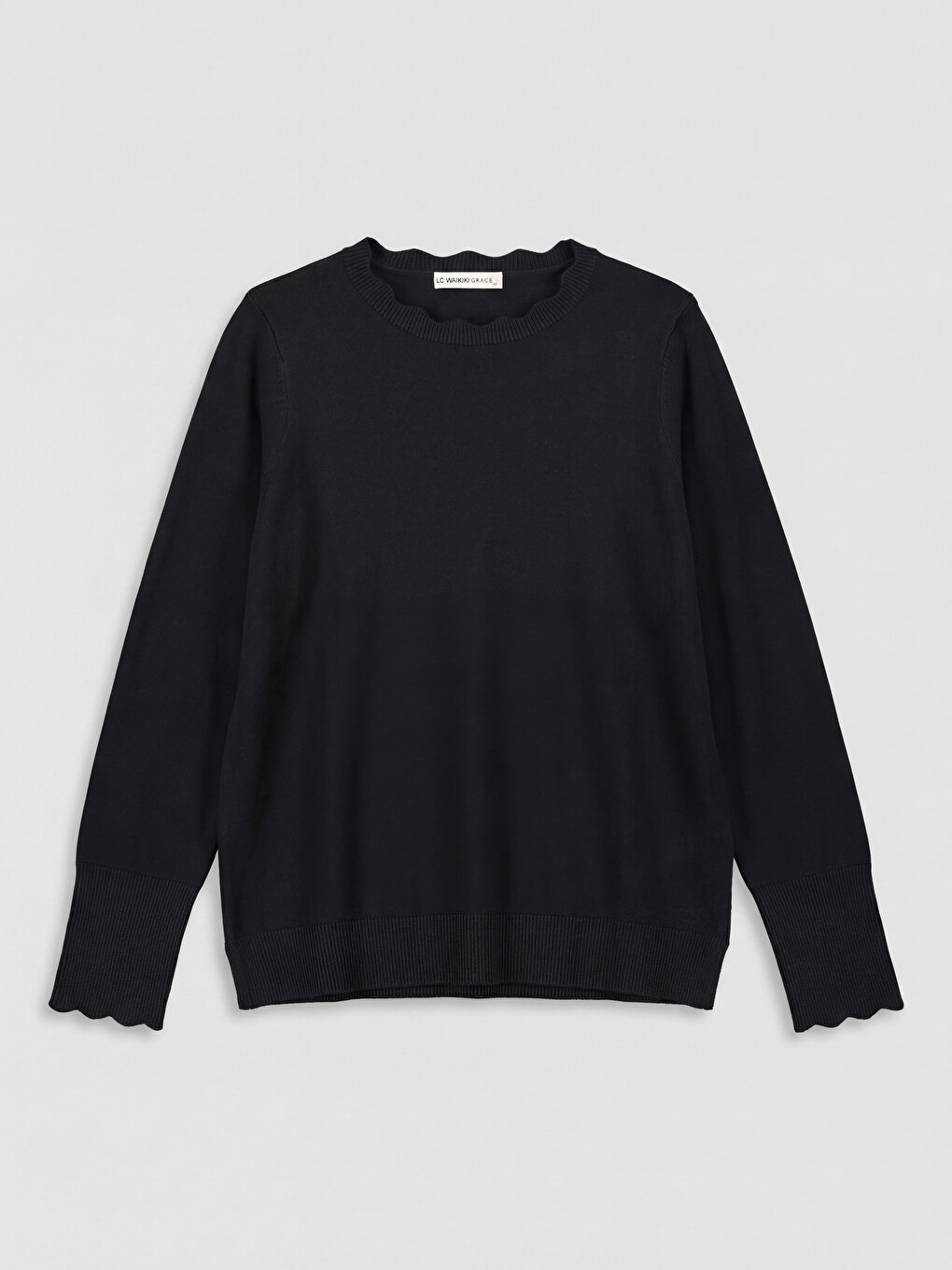 Crew Neck Women's Knitwear Sweater-4