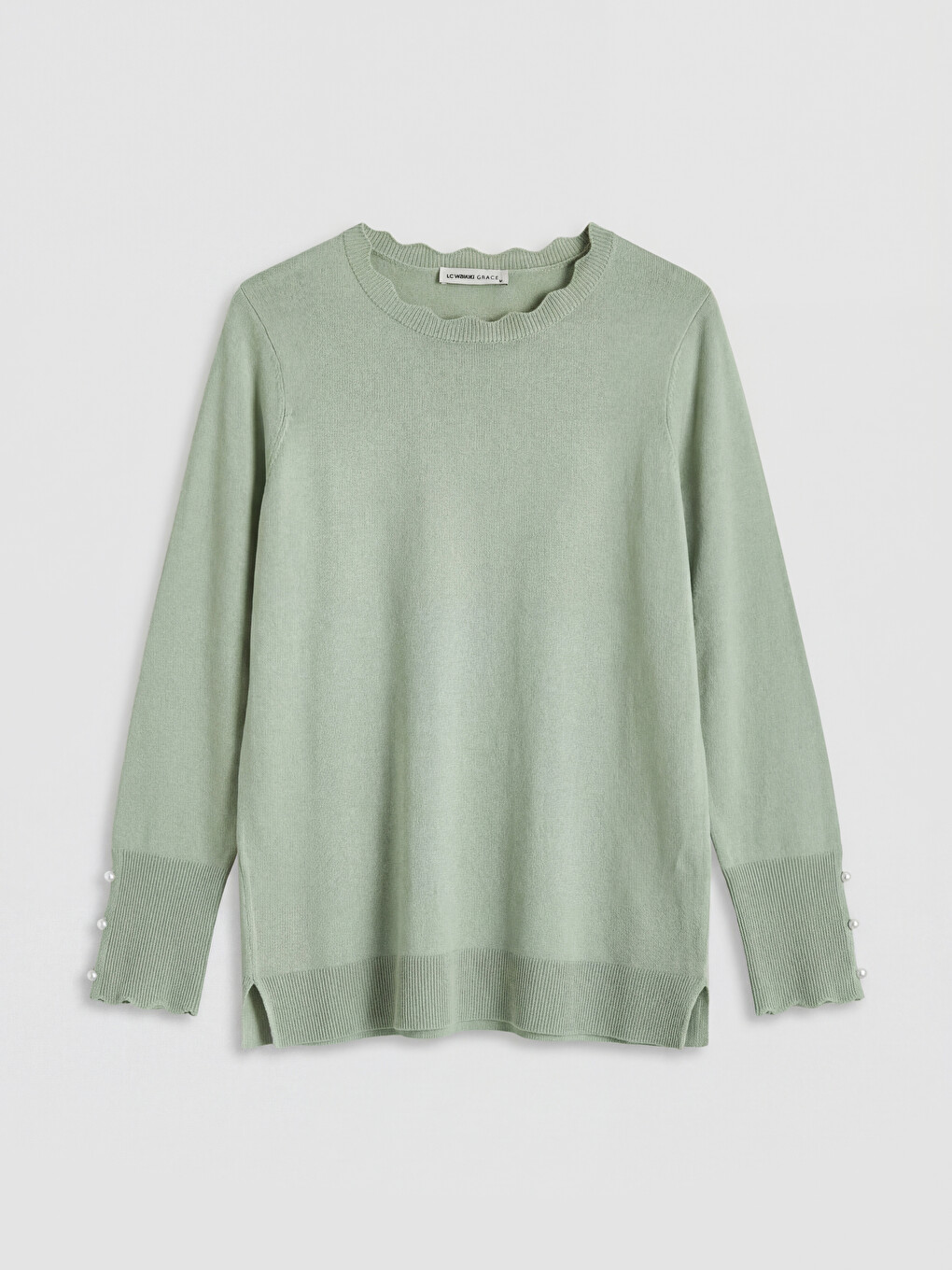Crew Neck Women's Knitwear Sweater-4