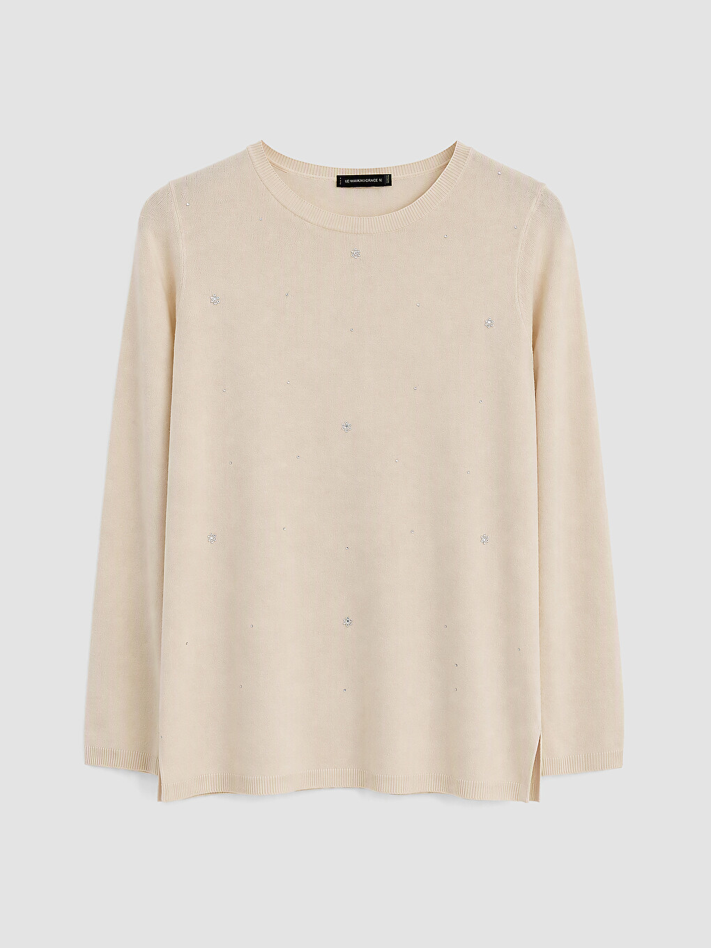 Woman Beige Sweater