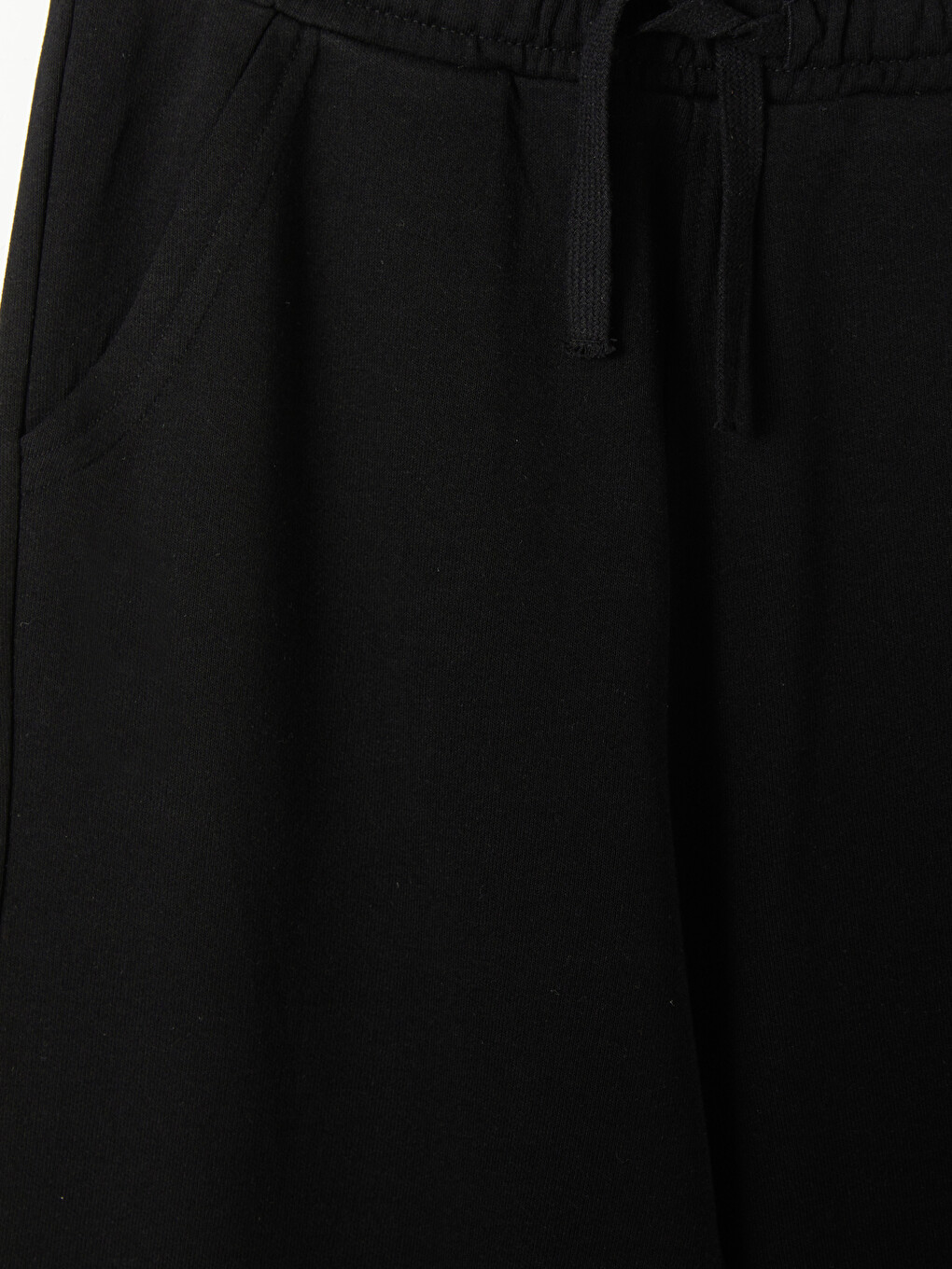 Siyah Beli Lastikli Erkek Çocuk Jogger Eşofman Altı-2