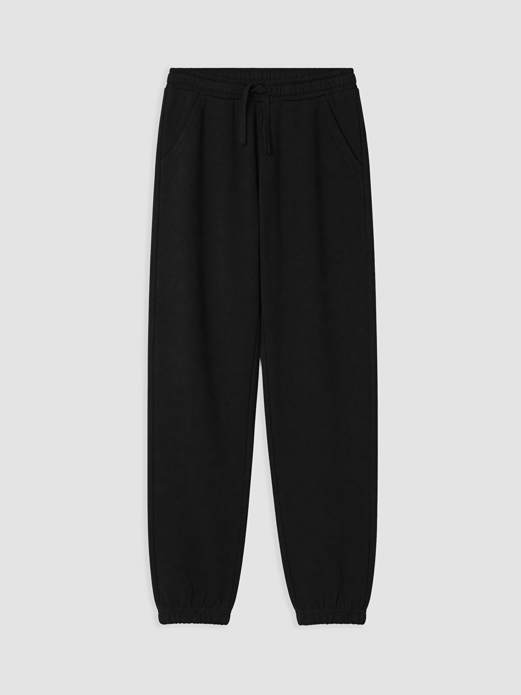 Siyah Beli Lastikli Erkek Çocuk Jogger Eşofman Altı