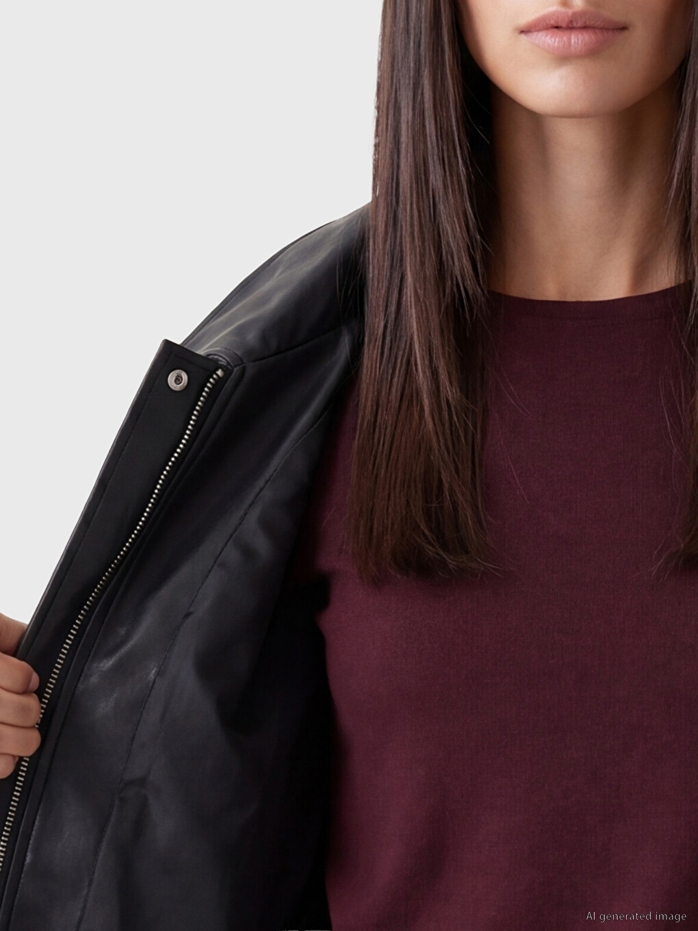Shirt Collar Women's Coat-3