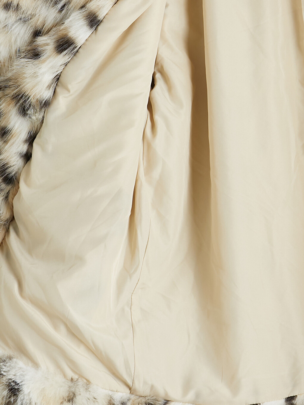 Jacket Collar Leopard Print Women's Faux Fur Coat-7