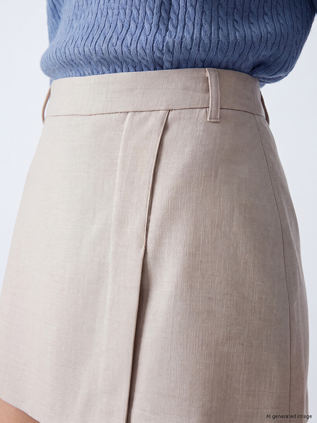 High Waist Shorts Skirt-2