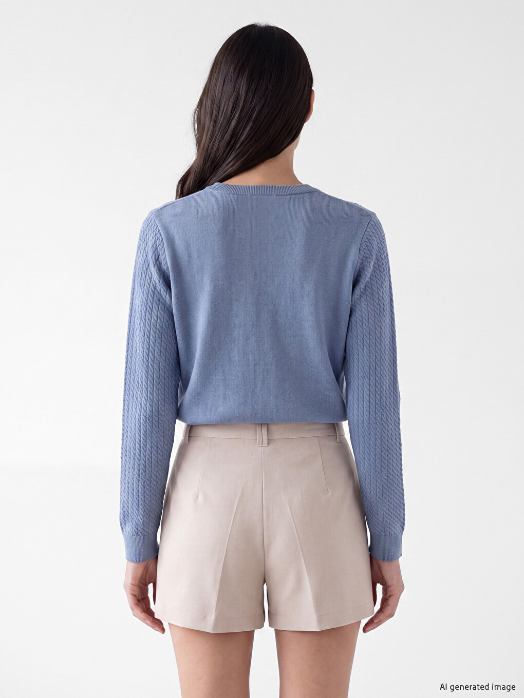 High Waist Shorts Skirt-3