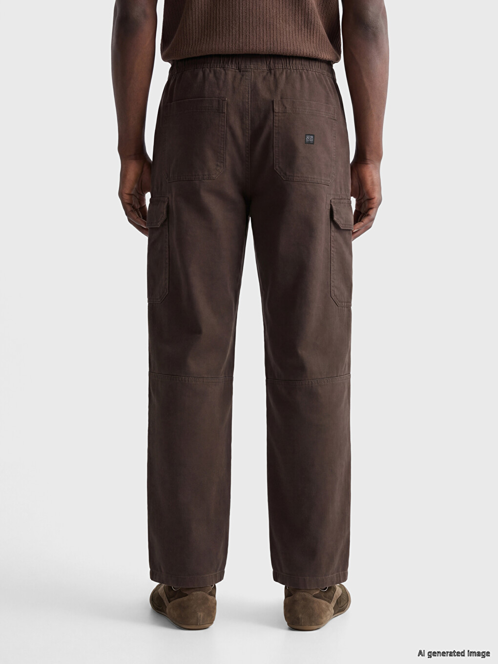 Relax Fit Gabardine Men's Trousers-3
