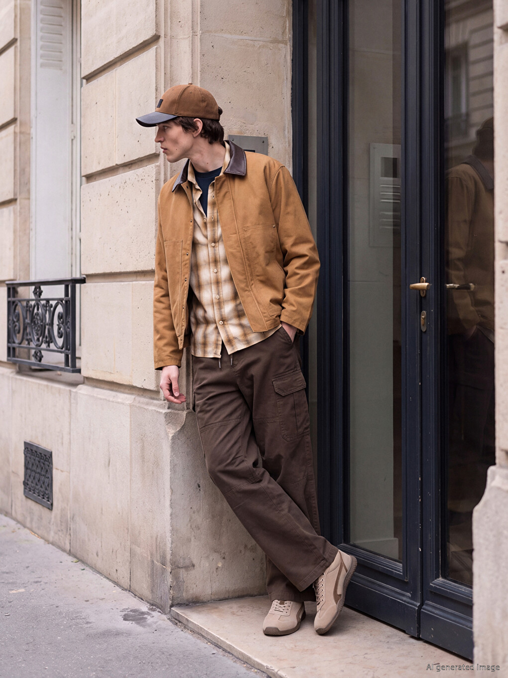 Relax Fit Gabardine Men's Trousers