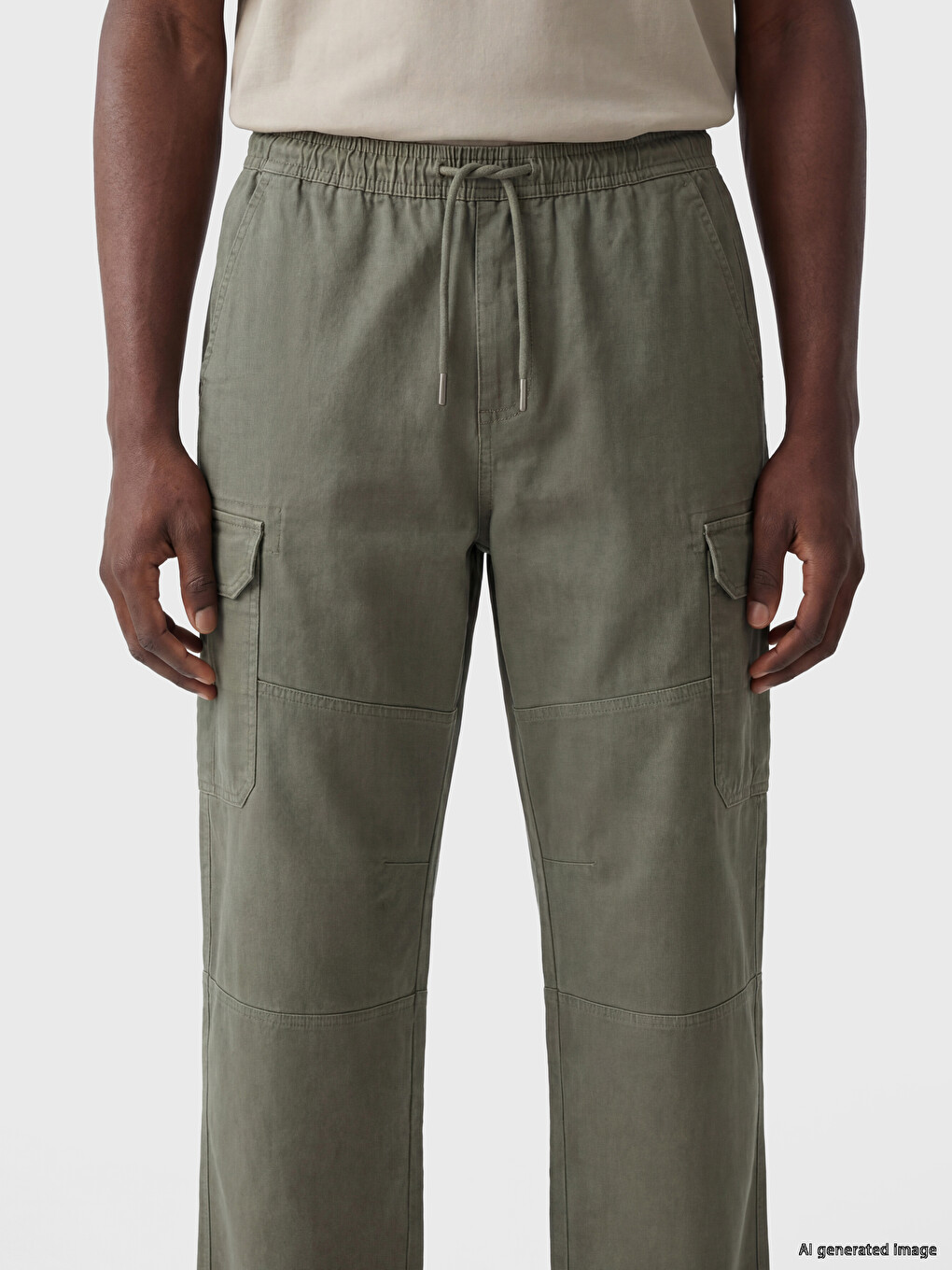 Pantaloni Bărbați Gabardină Relax Fit-2