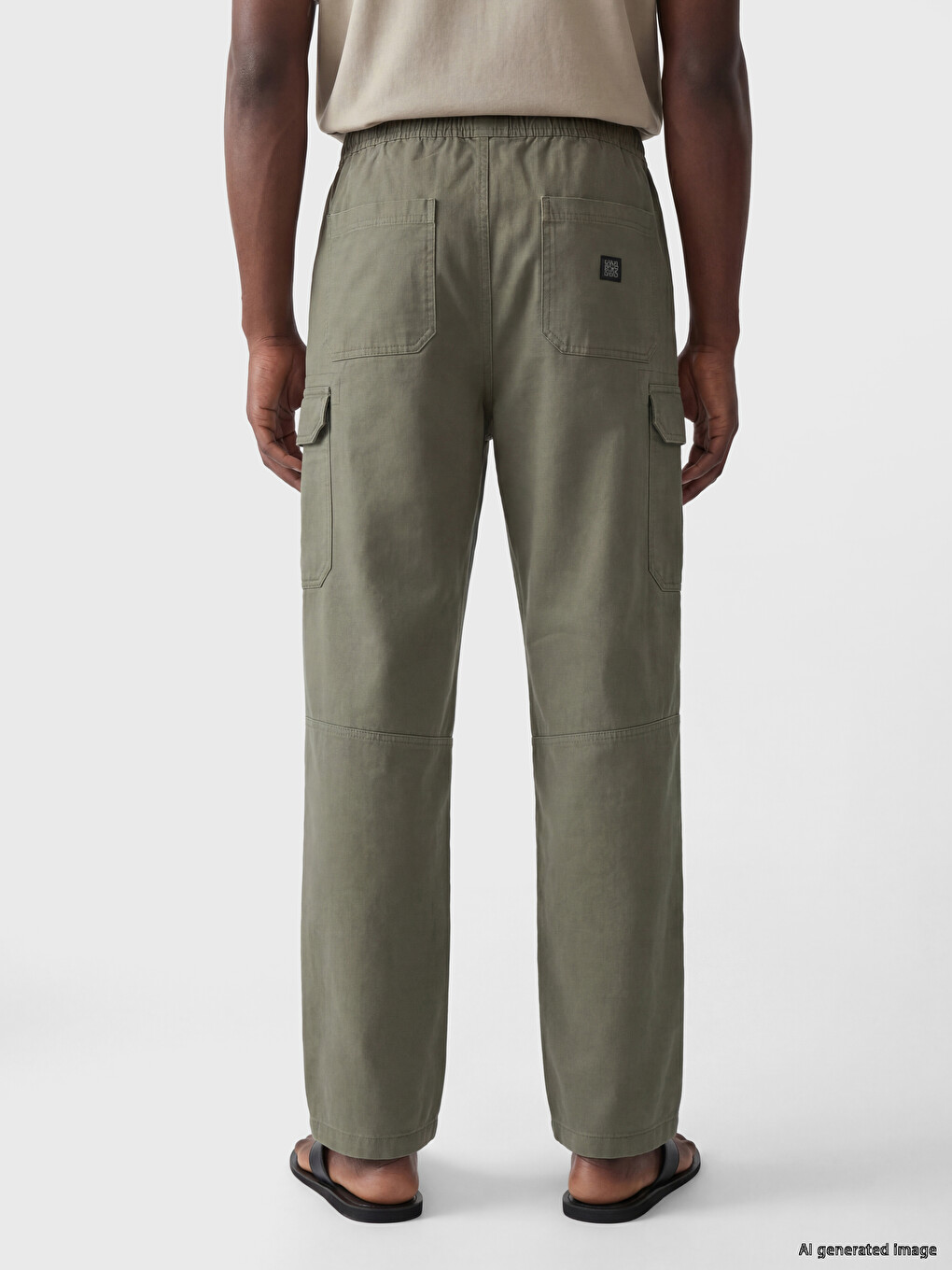 Pantaloni Bărbați Gabardină Relax Fit-3