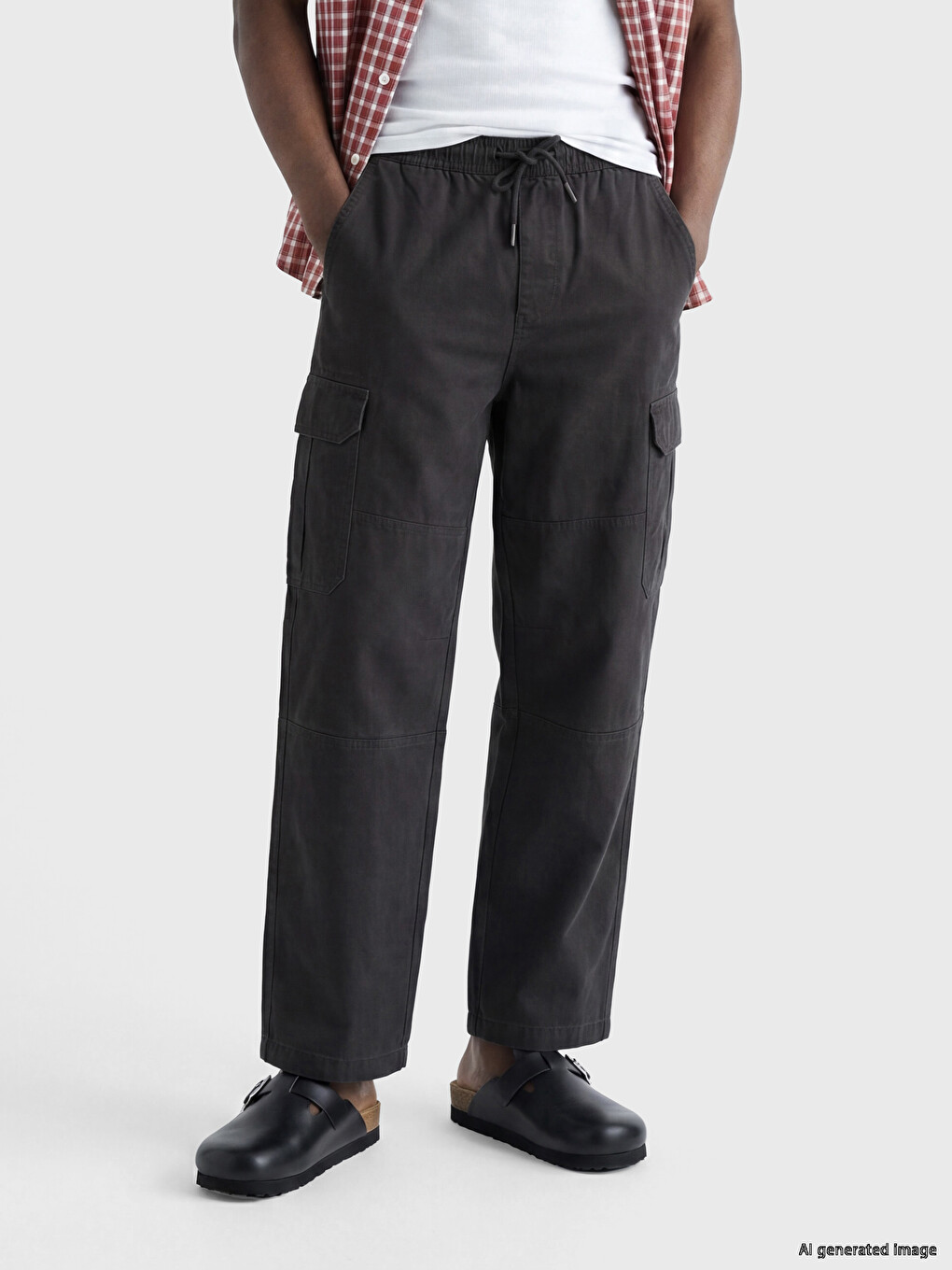 Pantaloni Bărbați Gabardină Relax Fit