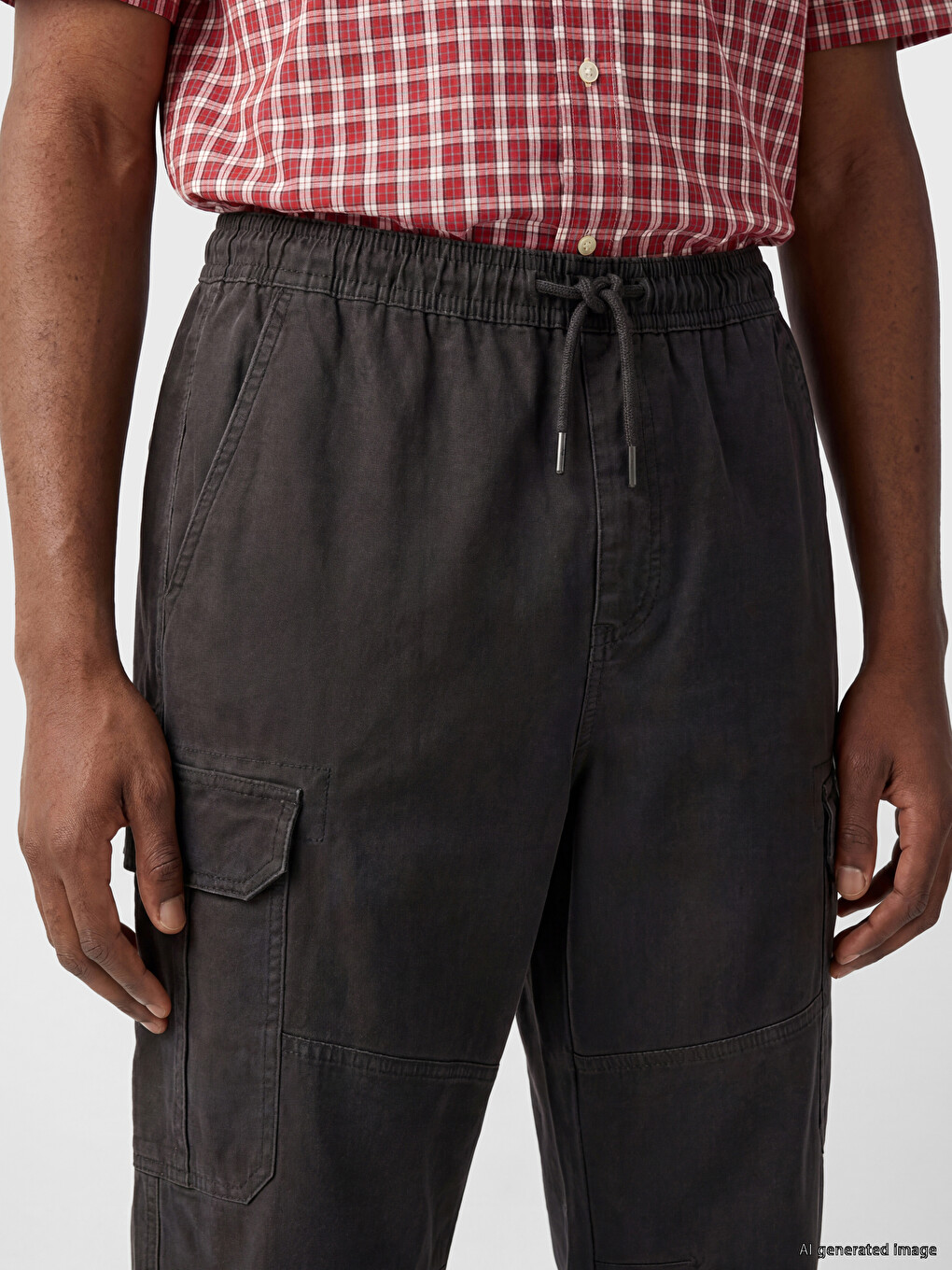 Pantaloni Bărbați Gabardină Relax Fit-2