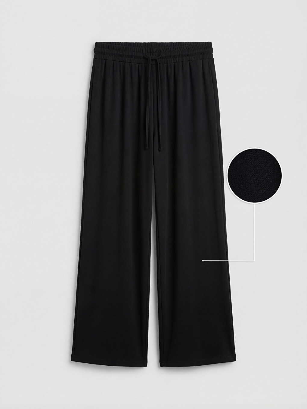 Wide Leg Women's Sweatpants-4