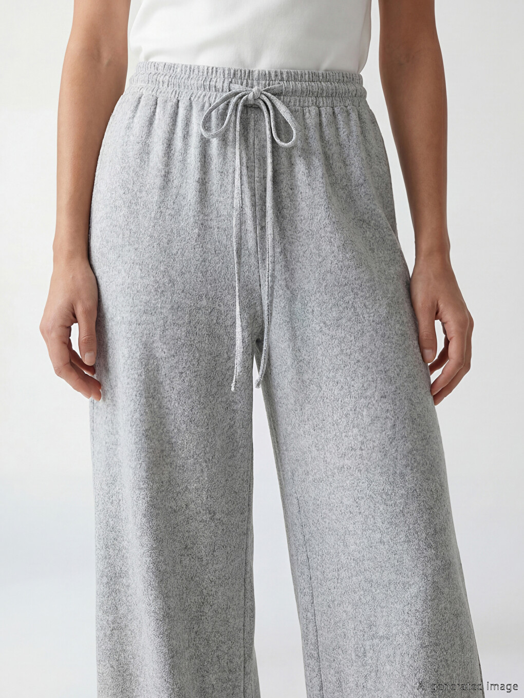 Wide Leg Women's Sweatpants-2