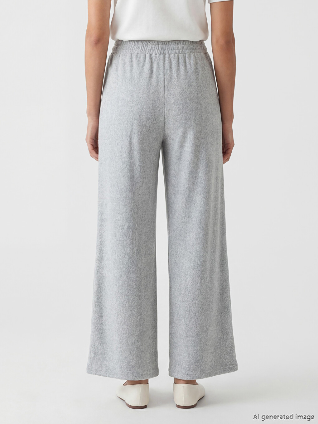 Wide Leg Women's Sweatpants-3