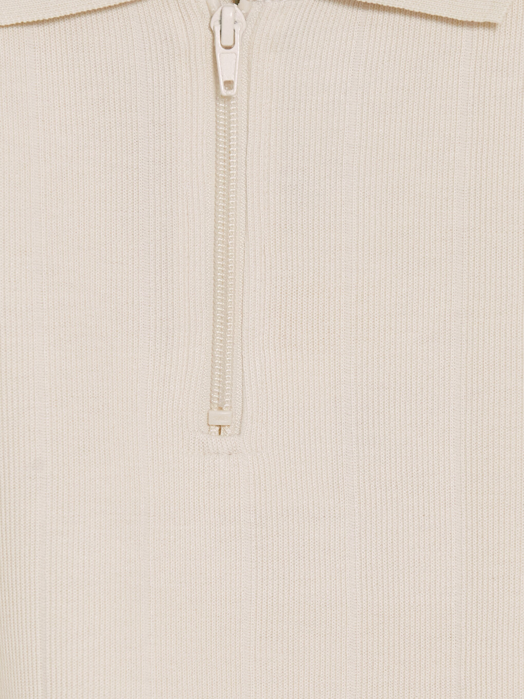 Zippered Polo Collar Boys' T-shirt-1