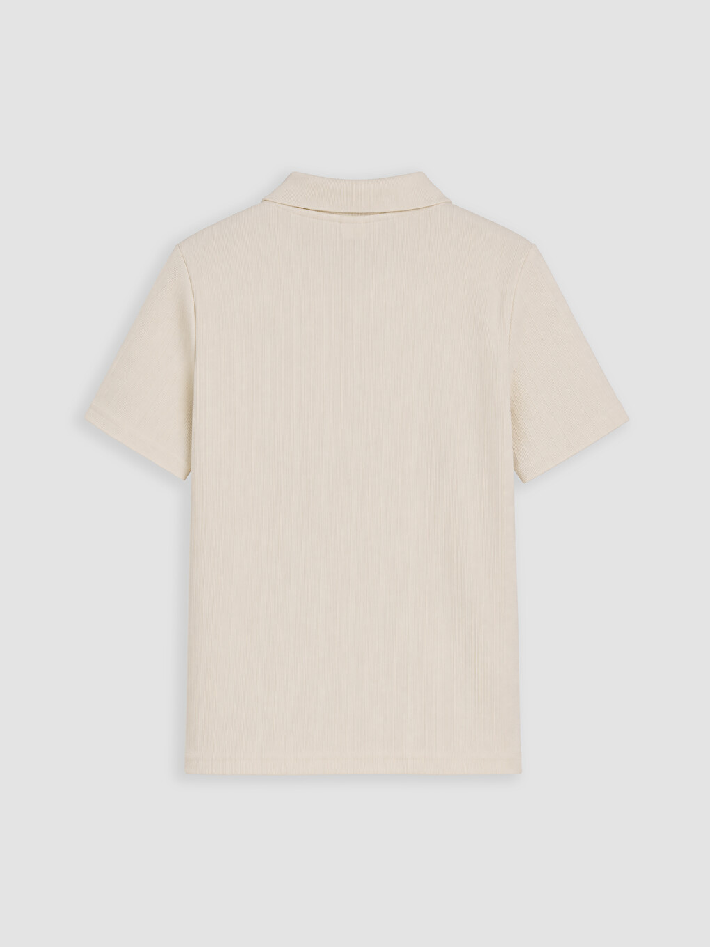 Zippered Polo Collar Boys' T-shirt-2