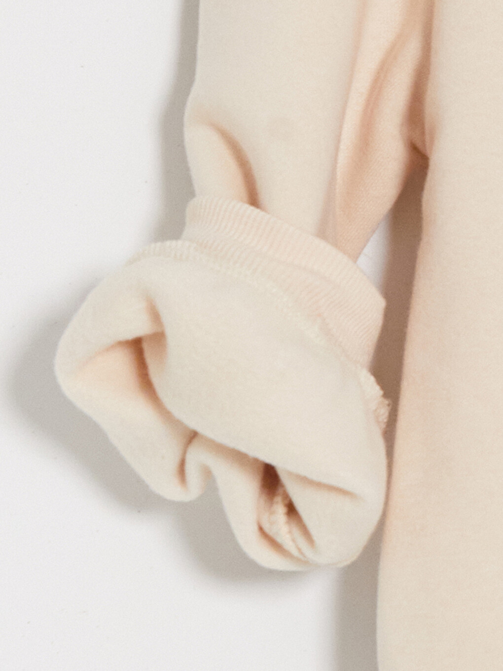 Pembe Baskılı Kız Çocuk Kalın Sweatshirt 2'li-2