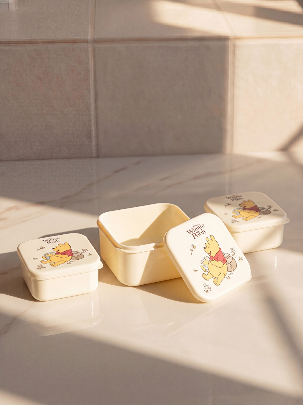Winnie The Pooh Printed Storage Container Set 3-pack