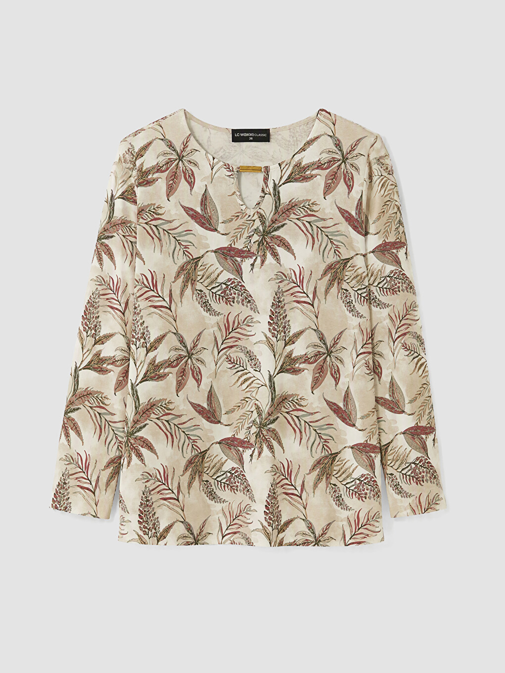 Crew Neck Printed Women's T-shirt-4
