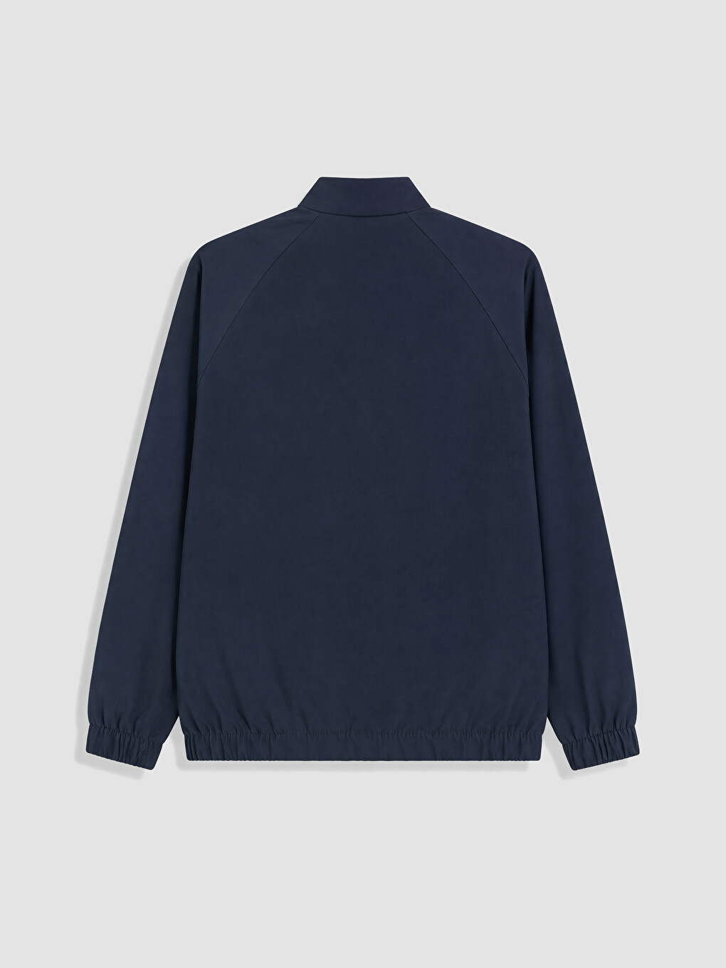 Lacivert Dik Yaka Erkek Fermuarlı Sweatshirt-7