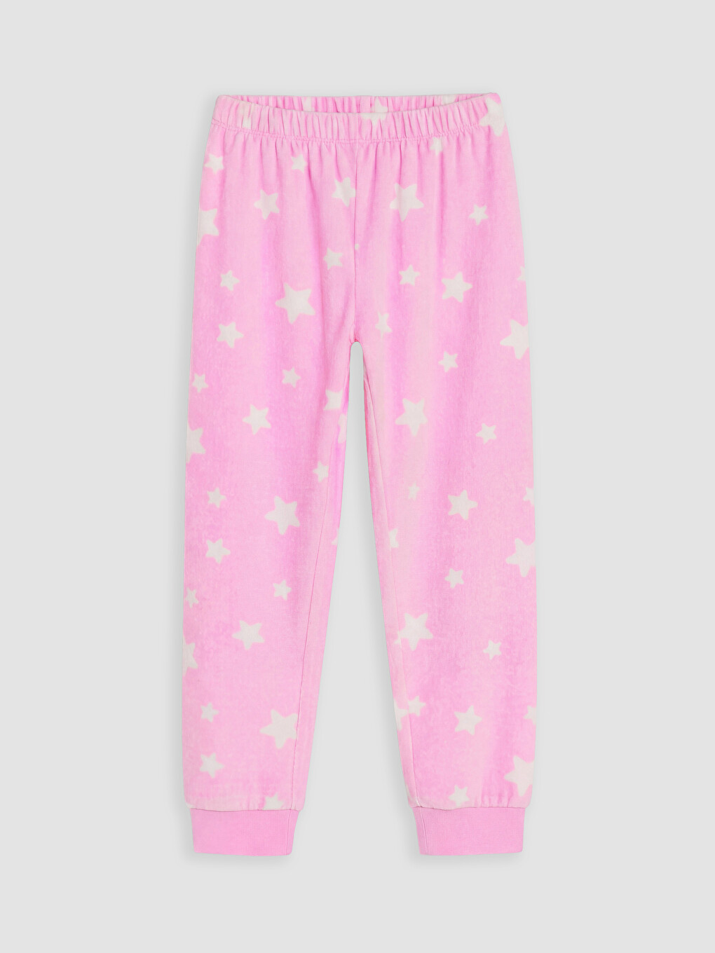 Star Patterned Girls' Pyjamas Set-4