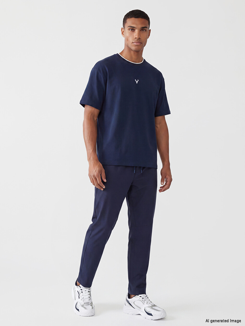 Crew Neck Men's Sport T-shirt-1