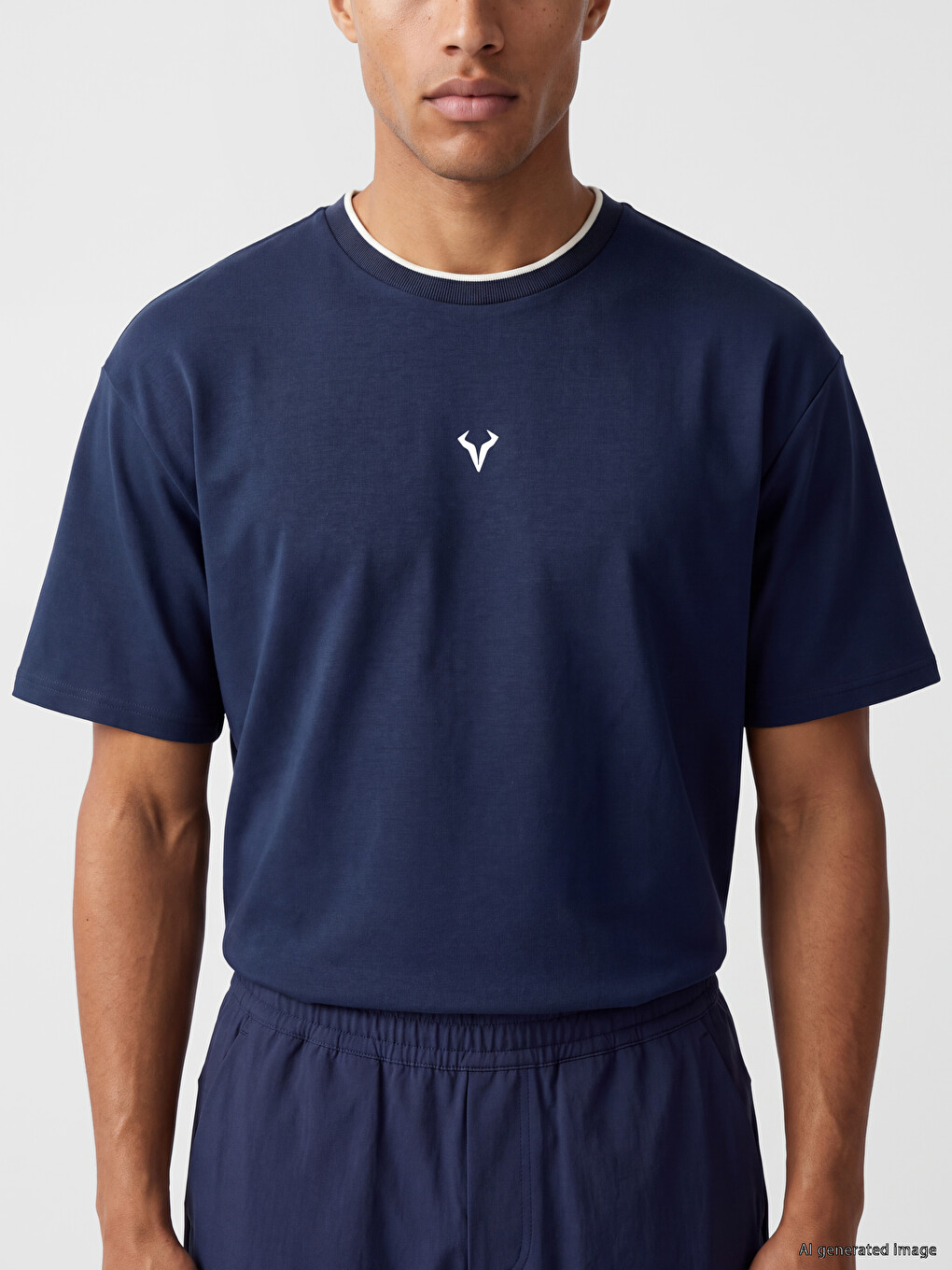 Crew Neck Men's Sport T-shirt-2