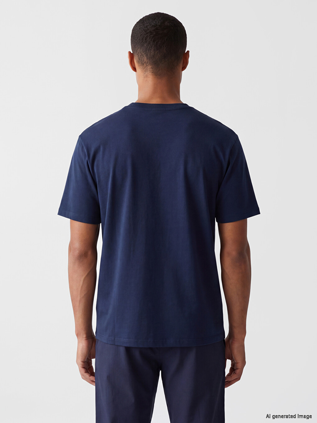 Crew Neck Men's Sport T-shirt-3
