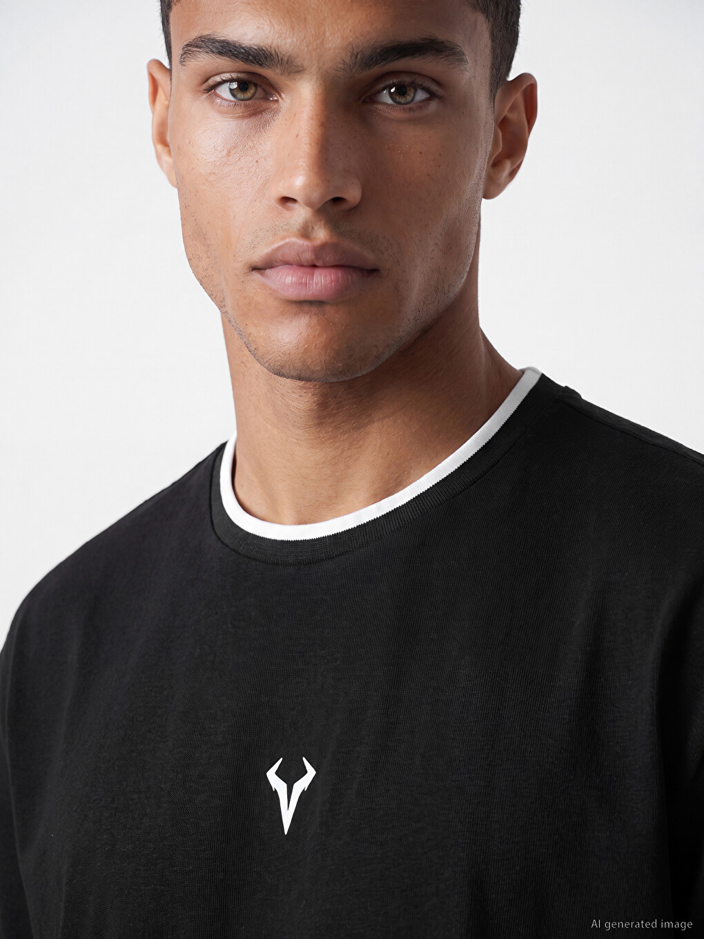 Crew Neck Men's Sport T-shirt-2