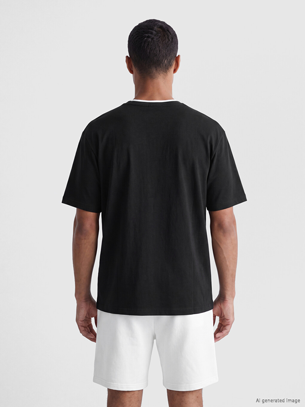 Crew Neck Men's Sport T-shirt-3