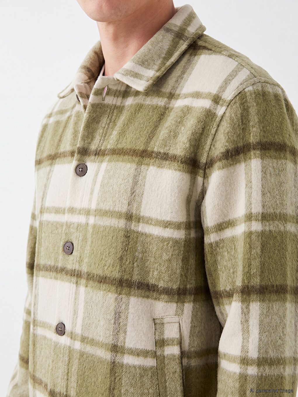 Man Khaki Overshirt-2