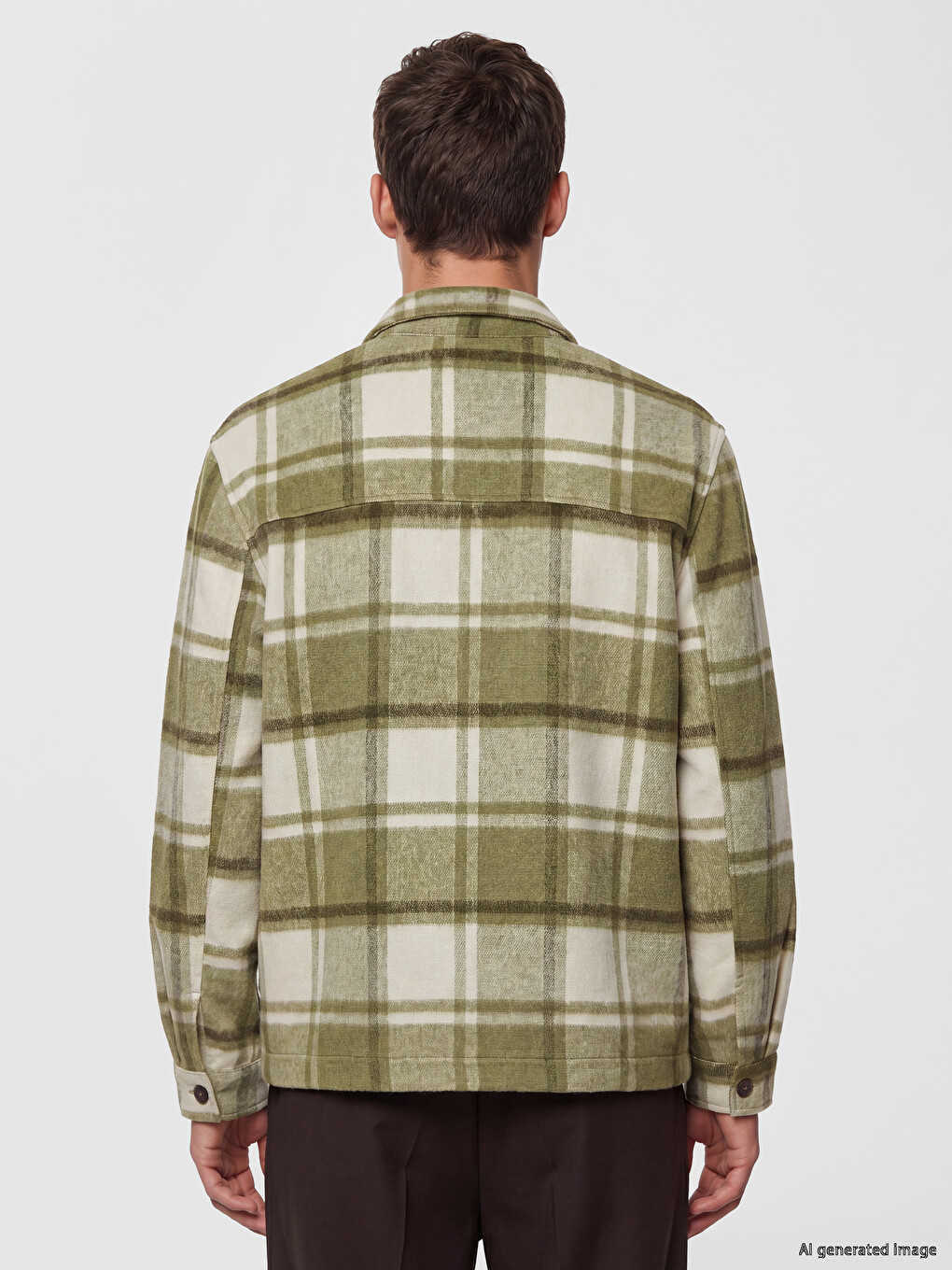 Man Khaki Overshirt-3
