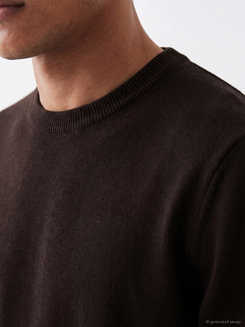 Crew Neck Men's Knitwear Sweater-2
