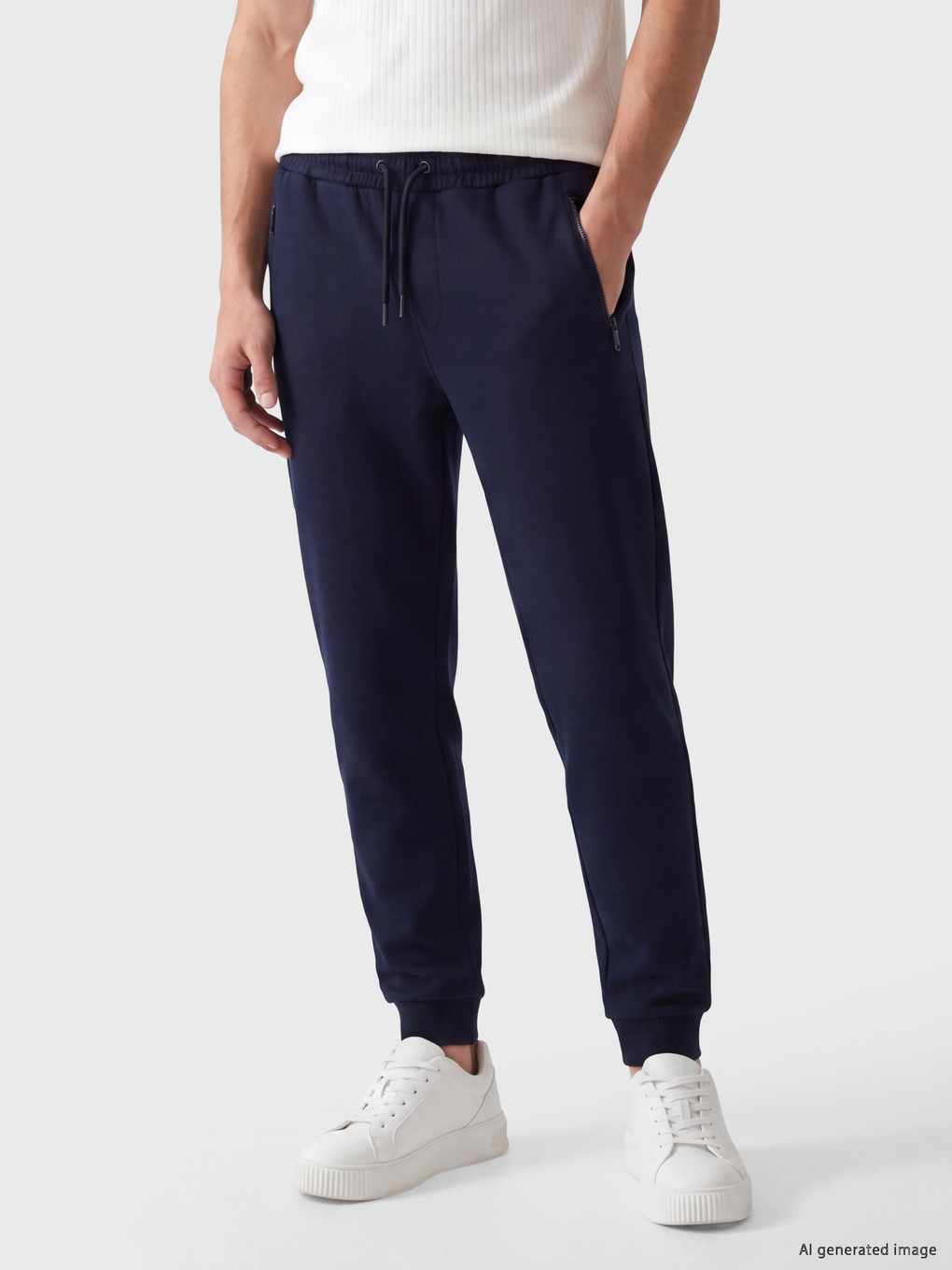 Lacivert Regular Fit Erkek Jogger Eşofman Altı-1
