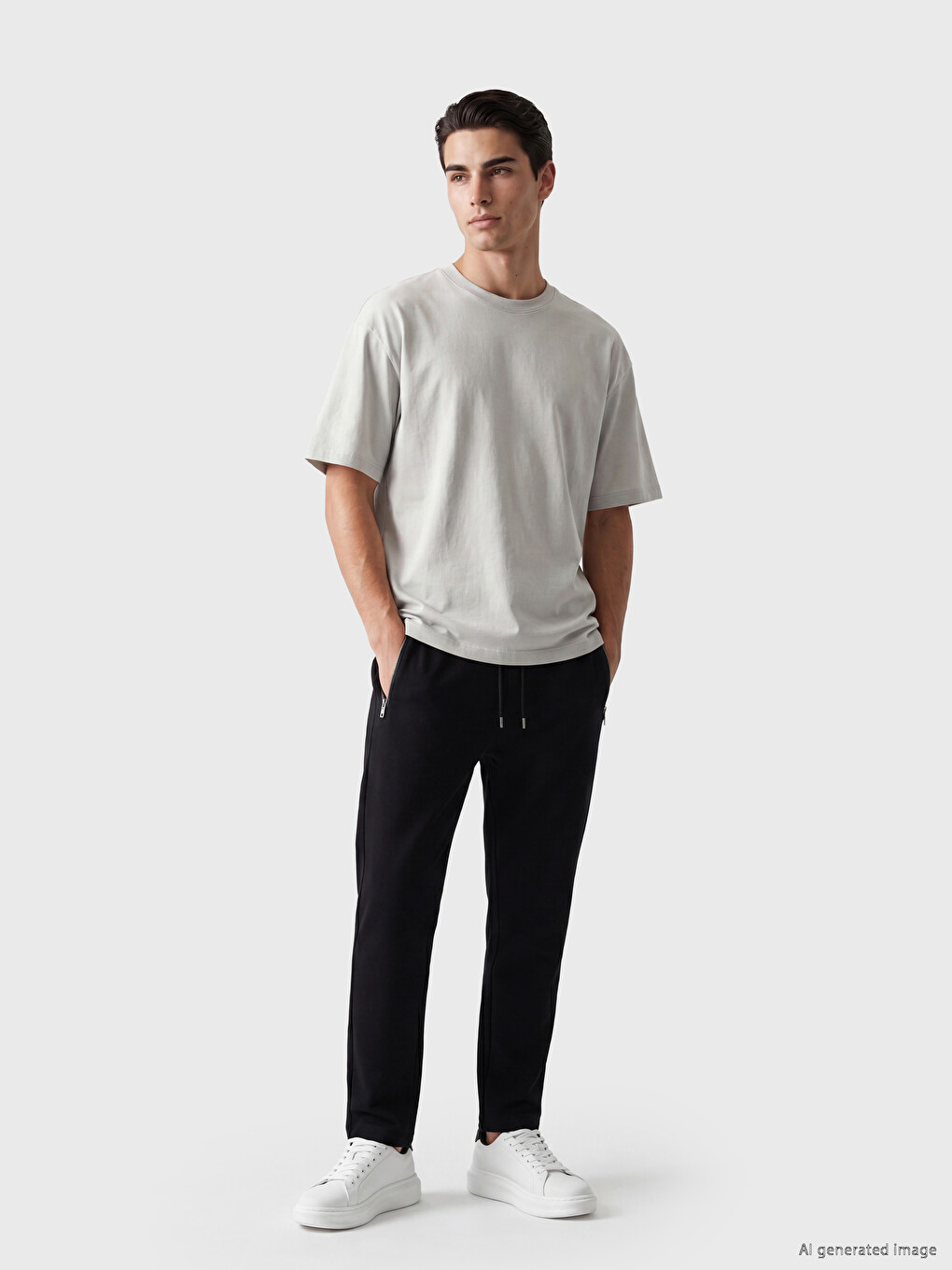 Man Black Sweatpants