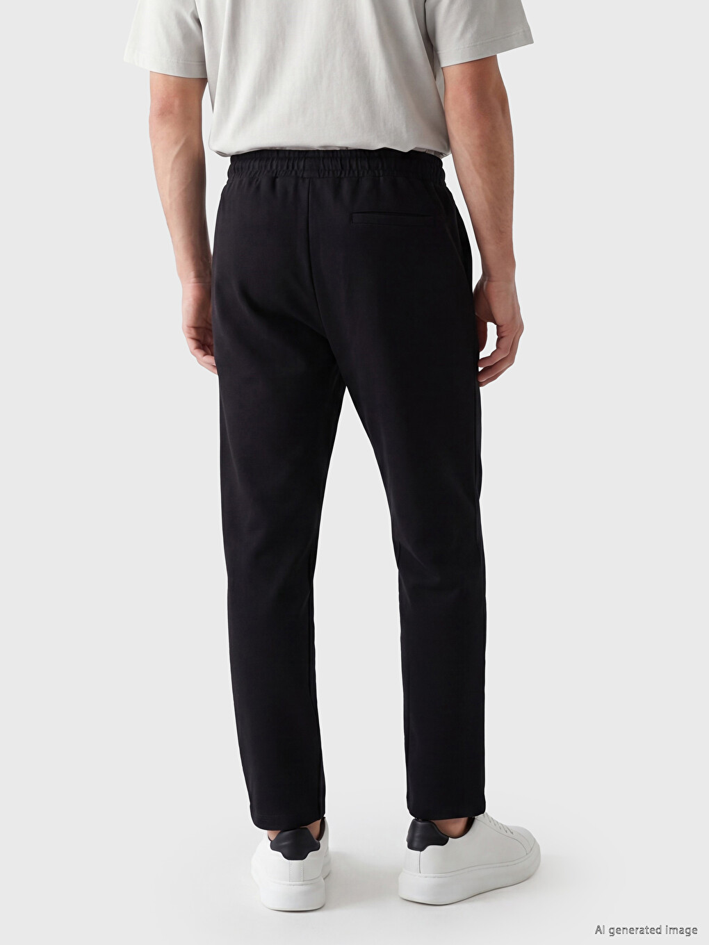 Man Black Sweatpants-2