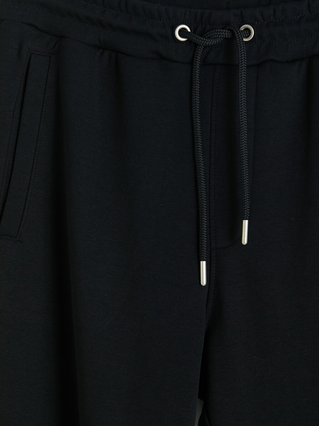 Man Black Jogger Sweatpants-5